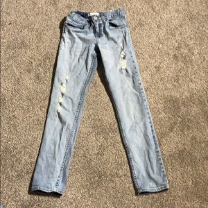 girls 12 levi’s girlfriend jeans super cute rustic